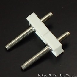 50 pcs - JST V Series Top Entry Through Hole Pin Header, 2 Contact(s), 5.0mm Pitch, 1 Row(s), Unshrouded