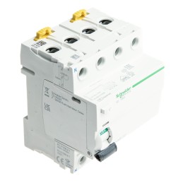 1 pcs - Schneider Electric A9 RCCB, 100A, 4 Pole, 300mA, Type AC, 415V ac