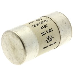 1 pcs - Eaton 80A Ceramic Cartridge Fuse, 30 x 57mm