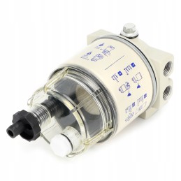 Water separator assembly, fuel filter with mounting