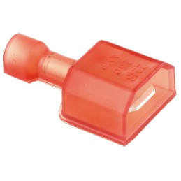 1 Bag of 1000 - TE Connectivity Ultra-Fast .250 Red Insulated Male Spade Connector, Tab, 6.3 x 0.8mm Tab Size, 0.3mm² to 0.8mm²