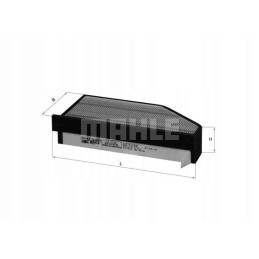 Air filter lx 1710 knecht