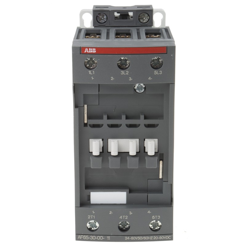 1 pcs - ABB AF Series Contactor, 24 V ac/dc Coil, 3-Pole, 105 A, 30 kW, 3NO, 690 V ac