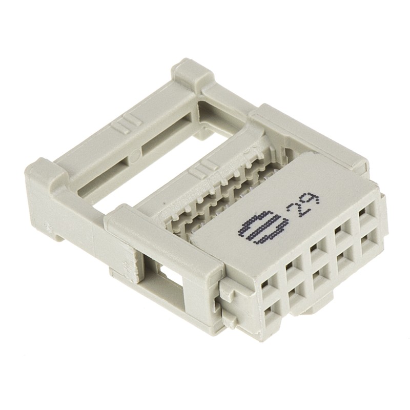 100 pcs - Harting 10-Way IDC Connector Socket for Cable Mount, 2-Row