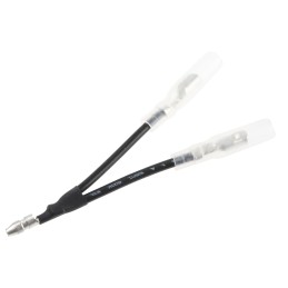 1 Bag of 15 - RS PRO Insulated Male to Female Crimp Bullet Connector, 4mm Bullet diameter, Transparent