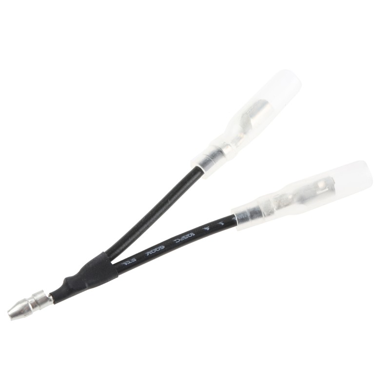 1 Bag of 15 - RS PRO Insulated Male to Female Crimp Bullet Connector, 4mm Bullet diameter, Transparent