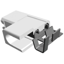 1 Bag of 1800 - TE Connectivity Ultra-Pod Natural Insulated Female Spade Connector, Receptacle, 6.35 x 0.81mm Tab Size, 0.8mm² t