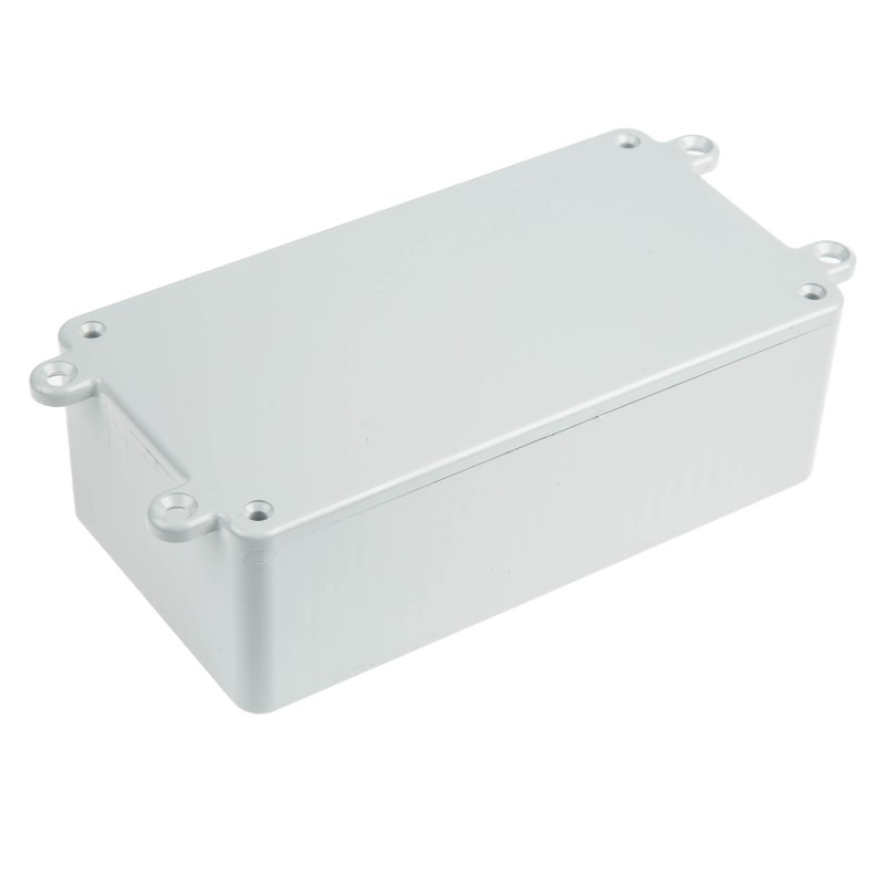 1 pcs - CAMDENBOSS 2000 Series Grey ABS Enclosure, IP54, Flanged, Grey Lid, 120 x 65 x 40mm