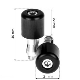 Universal 22 mm spacer bar ends