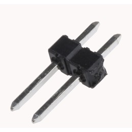 50 pcs - Amphenol Industrial KK 254 Series Vertical Through Hole Pin Header, 2 Contact(s), 2.54mm Pitch, 1 Row(s), Unshrouded