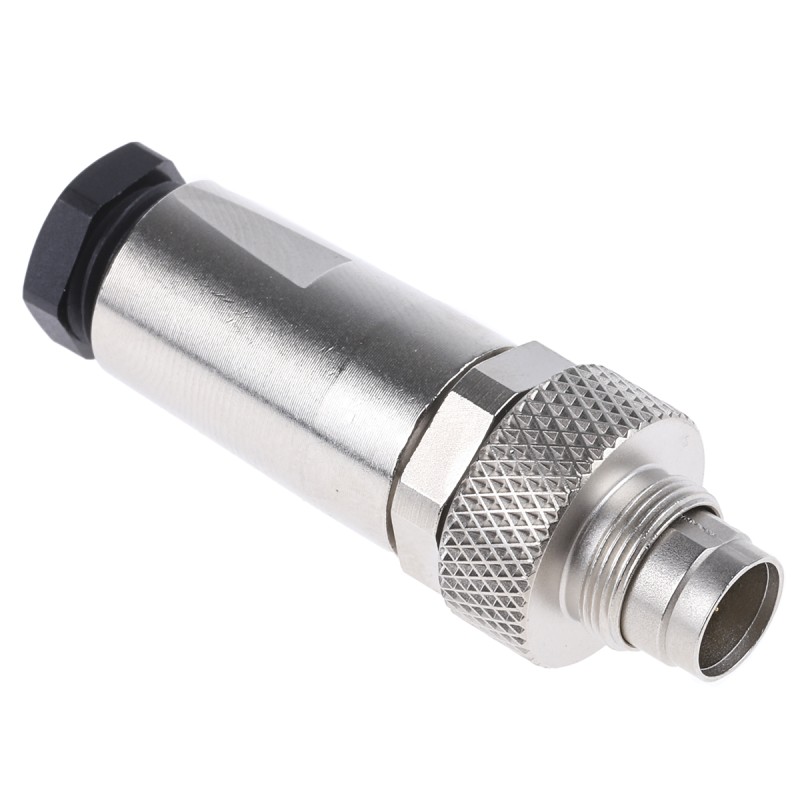 100 pcs - Binder Circular Connector, 8 Contacts, Cable Mount, M9 Connector, Plug, Male, IP67, 712 Series