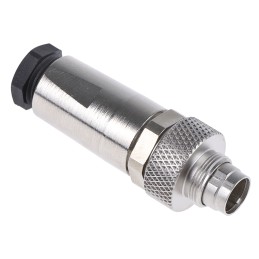 100 pcs - Binder Circular Connector, 7 Contacts, Cable Mount, M9 Connector, Plug, Male, IP67, 712 Series