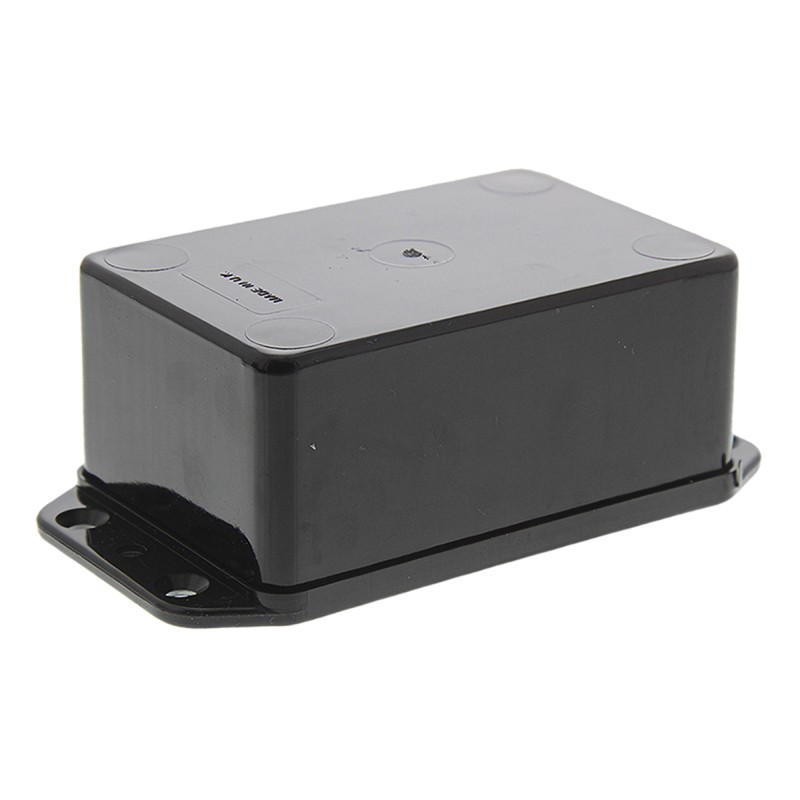 1 pcs - CAMDENBOSS Series 2000 Series Black ABS Enclosure, IP65, Flanged, Black Lid, 105 x 56 x 39mm