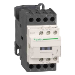 1 pcs - Schneider Electric Reversing Contactor, 110 V dc Coil, 4-Pole, 40 A, 2NO + 2NC