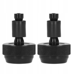 Black handlebar weight ends
