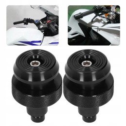 Black handlebar weight ends