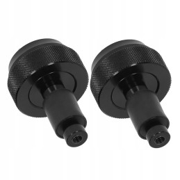Black handlebar weight ends