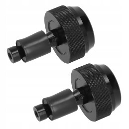 Black handlebar weight ends