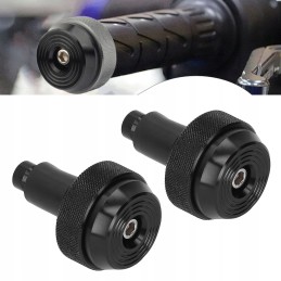 Black handlebar weight ends