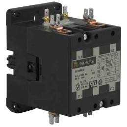 1 pcs - Schneider Electric DPA Series Contactor, 110 V ac Coil, 2-Pole, 90 A, 2NO, 600 V ac