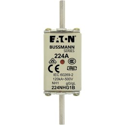 1 pcs - Eaton 224A NH Fuse, NH1, 500V ac