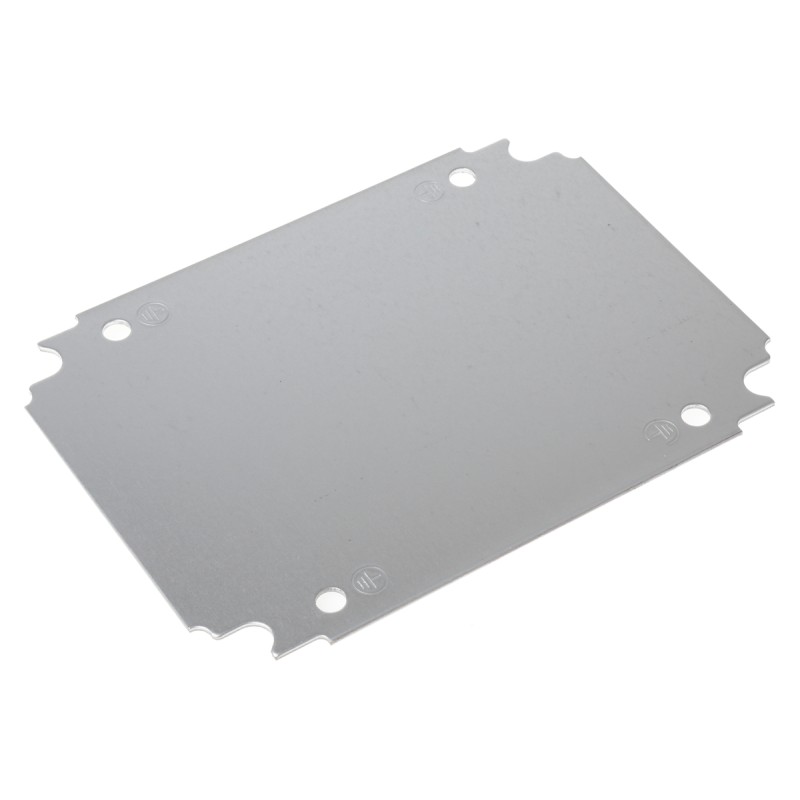 1 pcs - Schneider Electric Spacial Series Galvanised Steel Mounting Plate, 2mm H, 215mm W, 150mm L for Use with Spacial CRN,