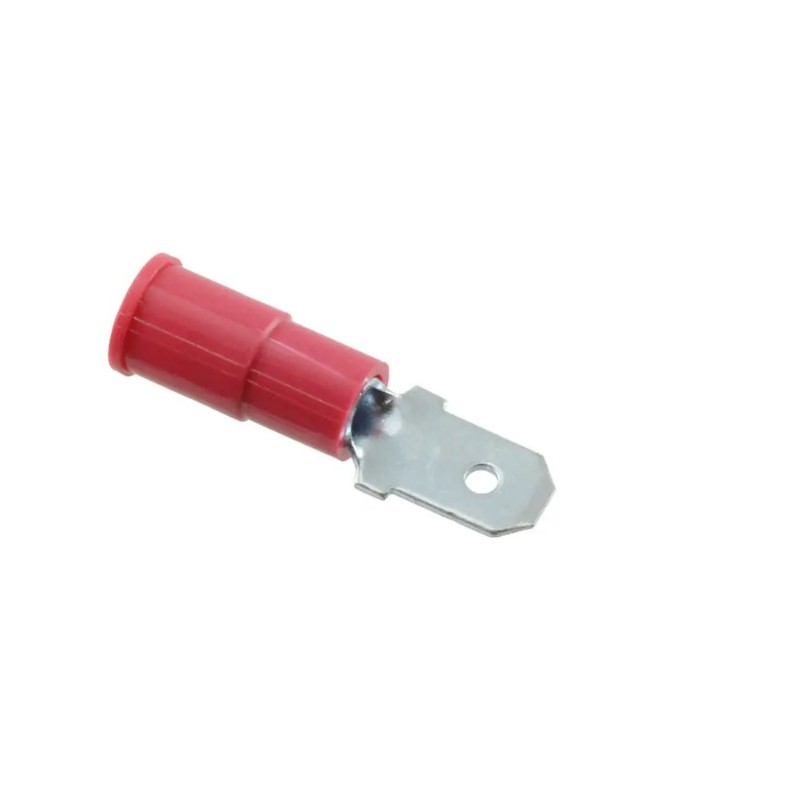 50 pcs - Molex 19023 Red Insulated Male Spade Connector, Tab, 4.75 x 0.51mm Tab Size