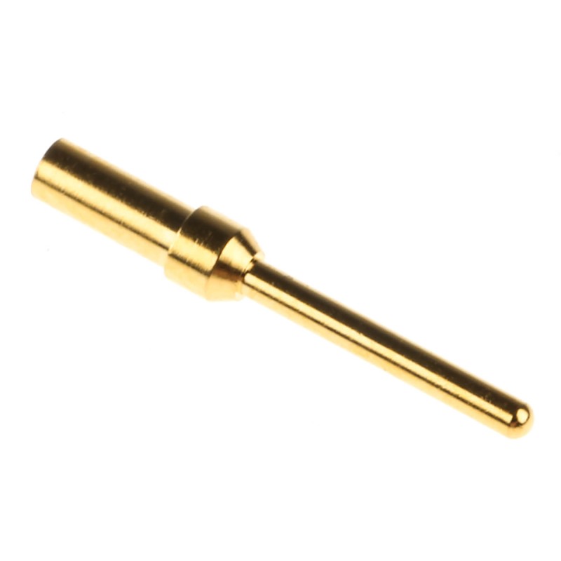 1 Bag of 25 - HARTING Male Crimp Circular Connector Contact, Contact Size 1.04mm, Wire Size 24 - 20 AWG