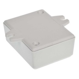 1 pcs - RS PRO Light Grey ABS Enclosure, IP53, 66 x 49 x 28mm