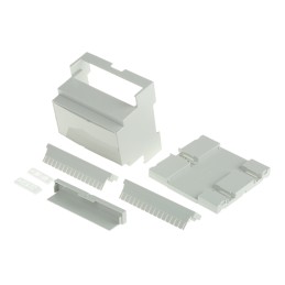 1 pcs - CAMDENBOSS Modular Enclosure Enclosure Type CNMB Series , 88 x 58 x 90mm, Polycarbonate DIN Rail Enclosure