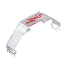 1 Bag of 25 - RS PRO Clear Cover for Use with Feed Through Terminal Blocks 10 AWG