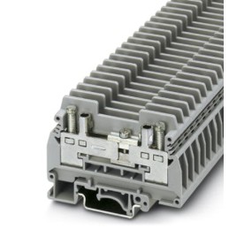 50 pcs - Phoenix Contact URTK/S Series Grey Test Disconnect Terminal Block, Single-Level, Screw Termination