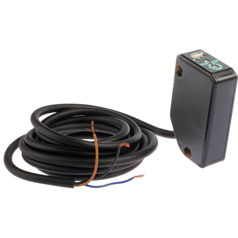 1 pcs - Panasonic Retroreflective Photoelectric Sensor, Block Sensor, 100 mm - 2 m Detection Range