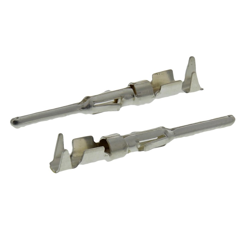 1 Bag of 25 - Amphenol Male Crimp Circular Connector Contact, Contact Size 1.6mm, Wire Size 20 - 16 AWG