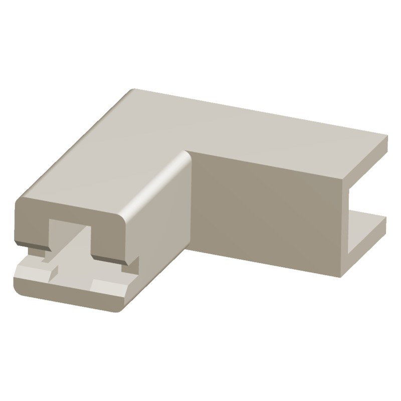 1 Bag of 25000 - TE Connectivity, 110 1 Way Nylon Crimp Terminal Housing, Black