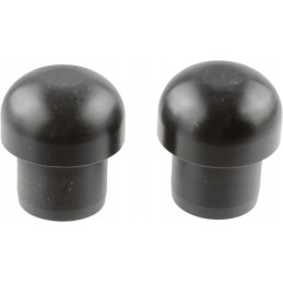 Black handlebar ends