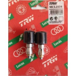 Black handlebar ends