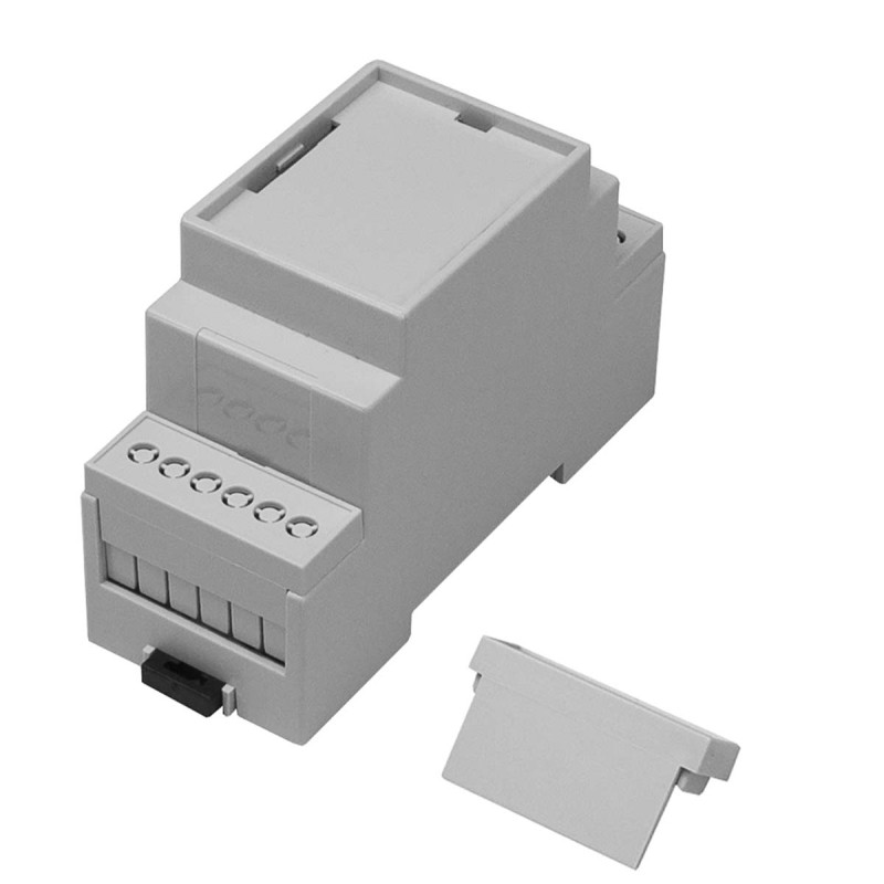 1 pcs - RS PRO Solid Top Enclosure Type, 36 x 90 x 58mm, Polycarbonate DIN Rail Enclosure Kit