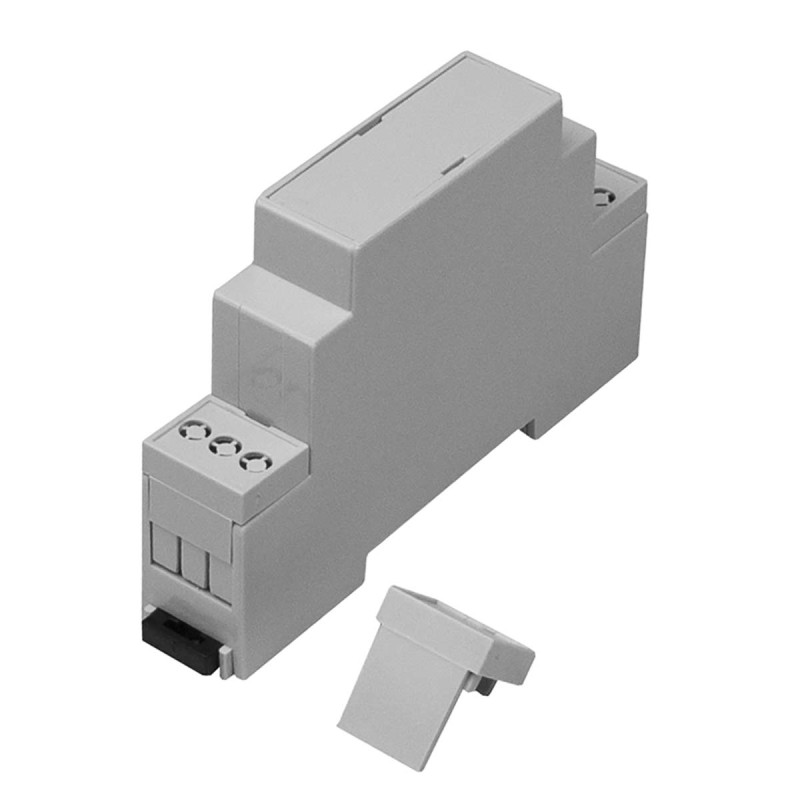 1 pcs - RS PRO Open Top Enclosure Type, 17.5 x 90 x 58mm, Polycarbonate DIN Rail Enclosure Kit
