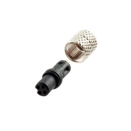 1 pcs - Norcomp Circular Connector, 2 Contacts, Panel Mount, M5 Connector, Socket, Female, IP67, IP68, M5 Series