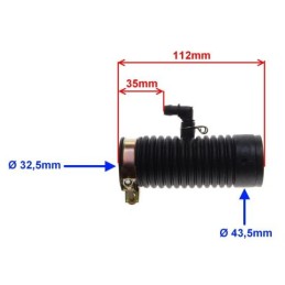 Air filter inlet rubber for 4t scooters