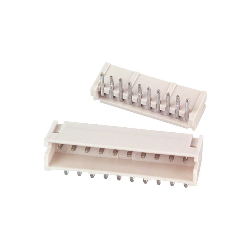 1000 pcs - JST ZH Series Right Angle Through Hole PCB Header, 10 Contact(s), 1.5mm Pitch, 1 Row(s), Shrouded