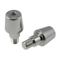 OEM Yamaha M16 handlebar ends, silver