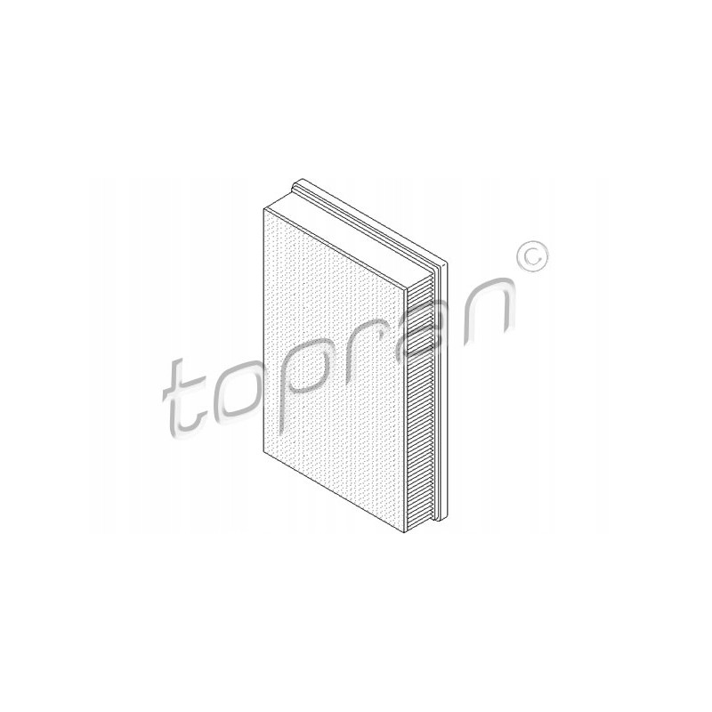 Topran air filter 105 764 vw 1h0 837 207s