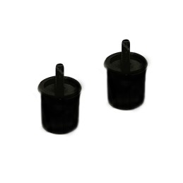 Suzuki OEM M6 steering wheel ends, black