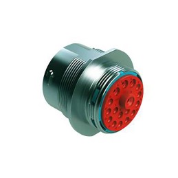 1 pcs - Amphenol Industrial Circular Connector, 18 Contacts, Cable Mount, Socket, Female, IP67, IP69K, Duramate AHDM Series
