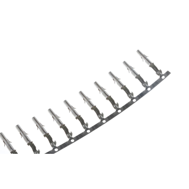 50 pcs - TE Connectivity Universal MATE-N-LOK Series Female Crimp Terminal, 24AWG Min, 18AWG Max