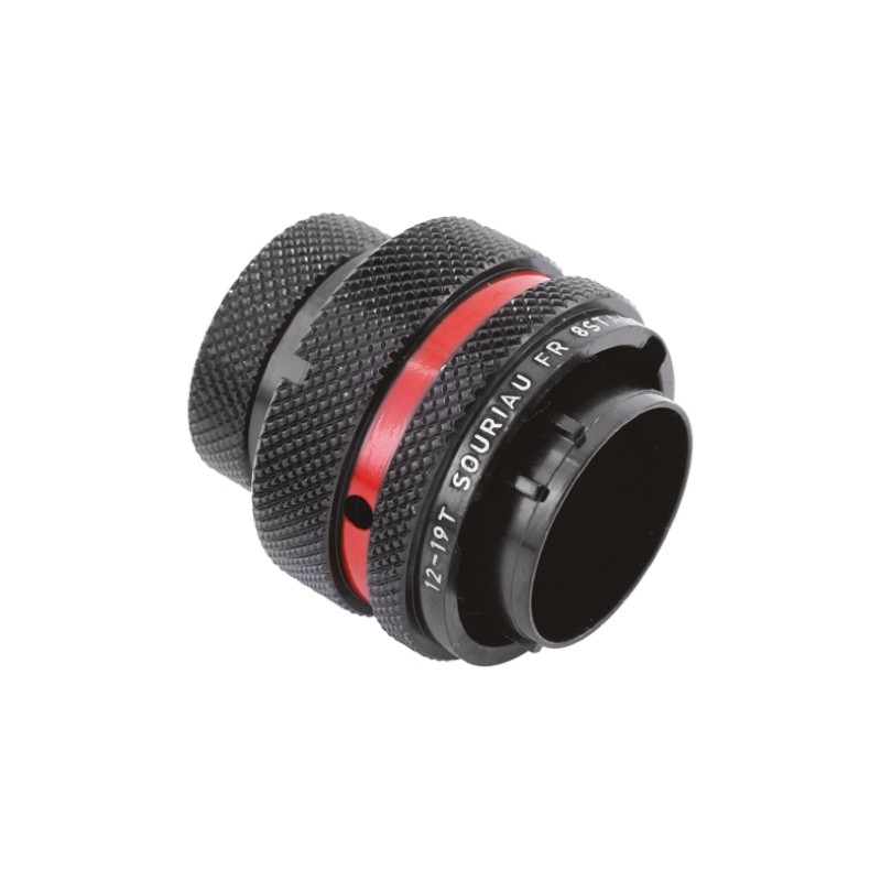 1 pcs - Souriau Circular Connector, 8 Contacts, Cable Mount, Plug, Male, IP67, 8STA Series