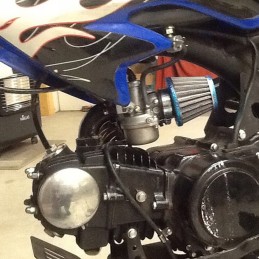 Cone air filter for a motorcycle engine, 58 mm