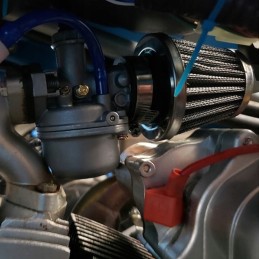 Cone air filter for a motorcycle engine, 58 mm